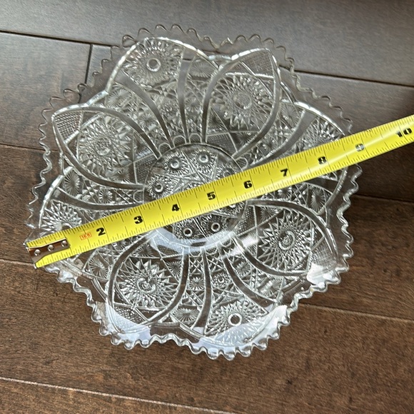 Vintage Bellaire Pattern Glass Bowl #505 by Imperial Glass Co. (Reproduction) - Picture 9 of 11